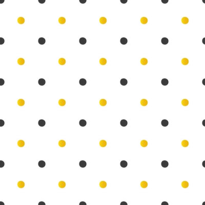 Sticker Golden und schwarz Tupfen nahtlose Muster Hintergrund.