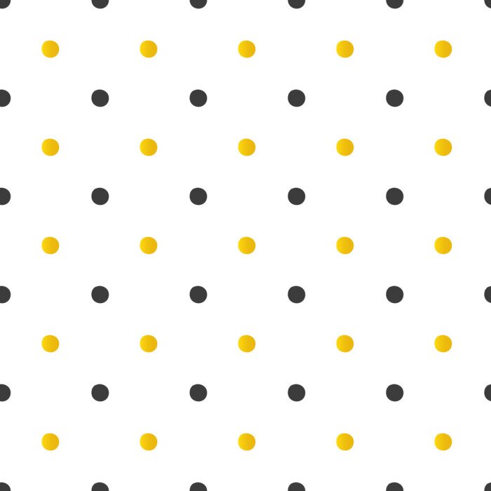 Sticker Golden und schwarz Tupfen nahtlose Muster Hintergrund.