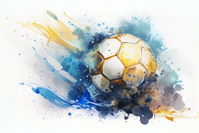 Sticker Goldener Ball