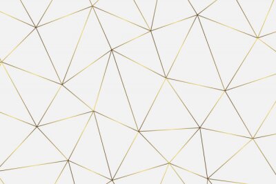 Sticker Goldener geometrischer Hintergrund