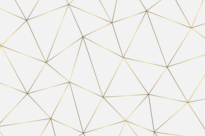 Sticker Goldener geometrischer Hintergrund