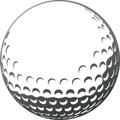 Sticker Golfball