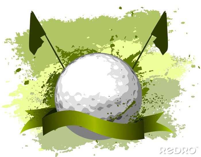Sticker Golfball