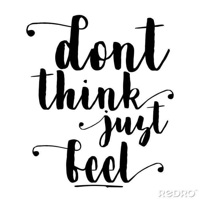 Sticker Grafische Beschriftung motivierender Text