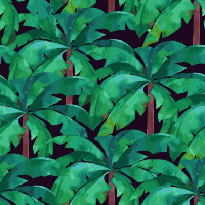 Grafische Palmen aus dem Dschungel