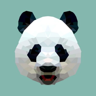 Grafisches muster mit panda