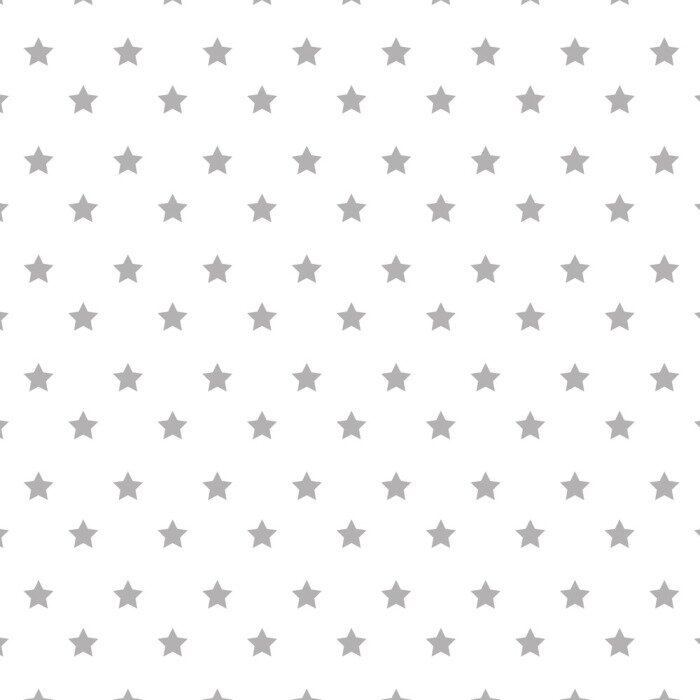 Sticker Graue Sterne in gleichen Reihen angeordnet