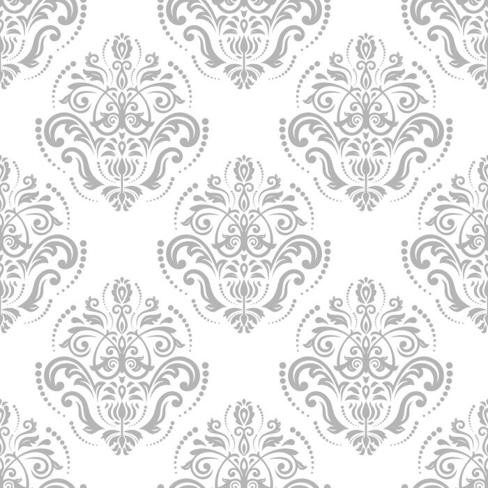 Sticker Grauweißer orientalischer Hintergrund