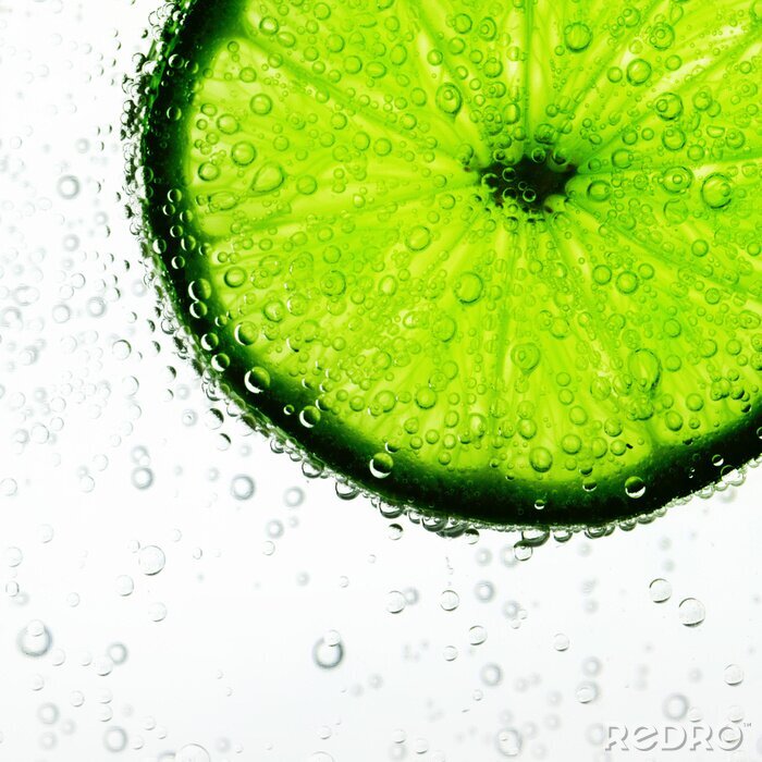 Sticker Grüne Limone