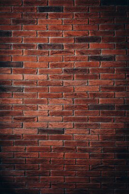 Sticker Grunge-Backstein in Rottönen