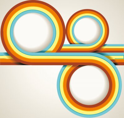 Sticker Grunge Retro-Hintergrund mit Platz für Ihren Text