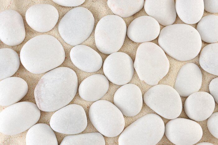 Sticker Gruppe von Steinen Textur