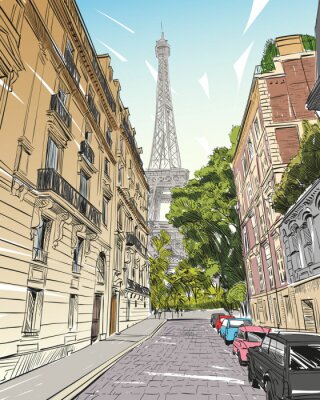 Sticker Hand gezeichnete vektorabbildung