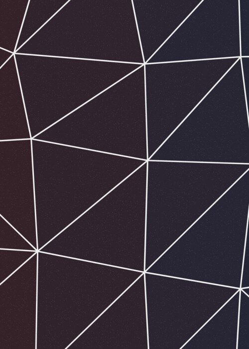 Sticker Heather Blue color Abstract color Low-Polygones Generative Art background illustration