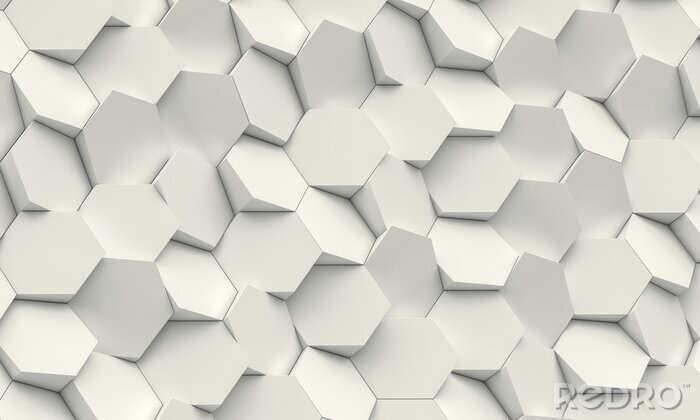 Sticker hexagon geometrischen hintergrund