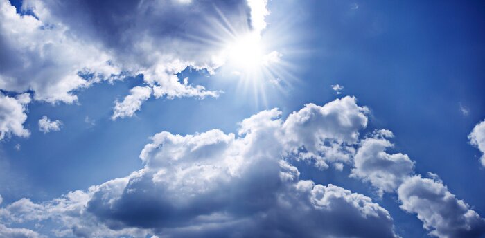 Sticker Himmel und Wolken 1