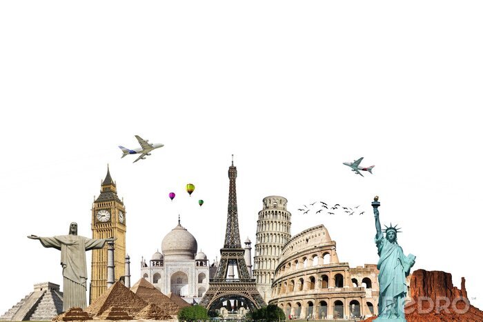 Sticker Historische Symbole der Städte