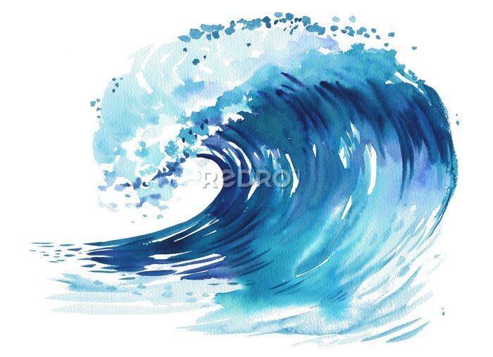 Sticker Hohe Welle im Meer