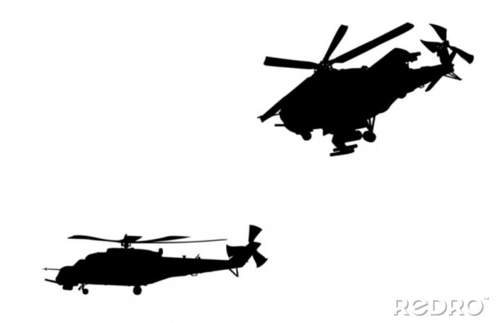Sticker Hubschrauber