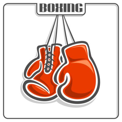 Illustration mit Boxhandschuhen