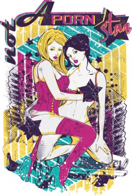 Sticker Im nicht ein Pornosternchen