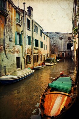 Im Retro-Stil Venedig