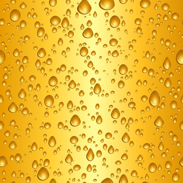 Sticker In Bier schwimmende Blasen Grafik