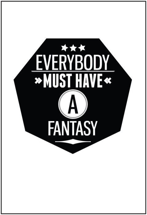 Sticker Inspirierendes Zitat über Phantasie