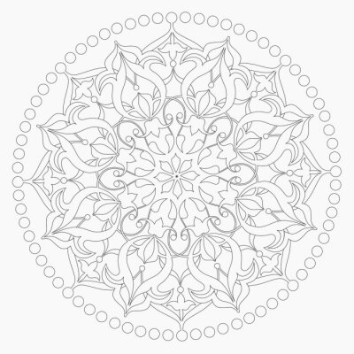 Sticker Islamisches Motiv mit Linien