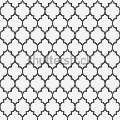 Sticker Islamisches Stilmuster. Vektorhintergrund