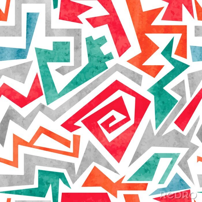 Sticker Jugendliche Zickzacke