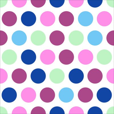 Sticker kachelbares Entwurf aus Kreisen als Muster