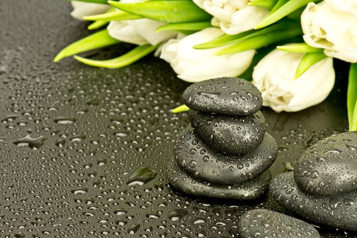 Sticker Kamienie Spa