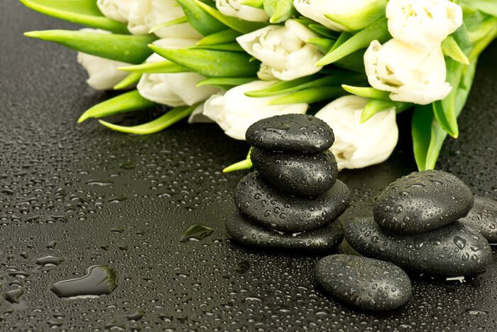 Sticker Kamienie Spa