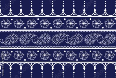 Sticker Klassisches Paisley-Ornament-Motiv