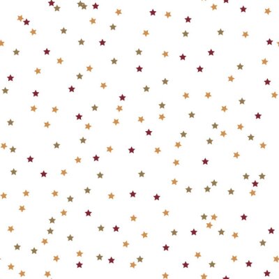 Sticker Kleine Sterne in dunklen Farben weißer Hintergrund