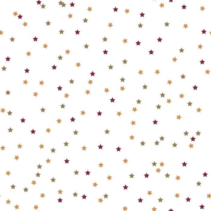 Sticker Kleine Sterne in dunklen Farben weißer Hintergrund