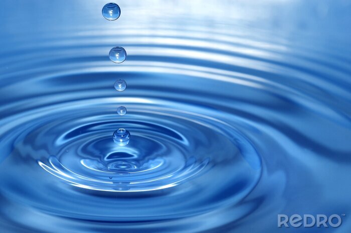 Sticker Kreise auf Wasser