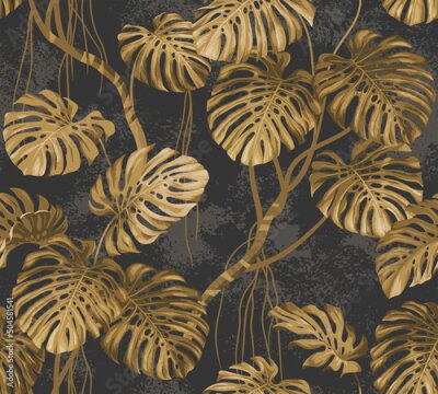 Sticker Kupferne Monsterblätter