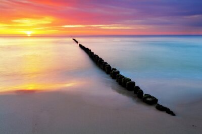 Landschaften von Polen mit der Ostsee