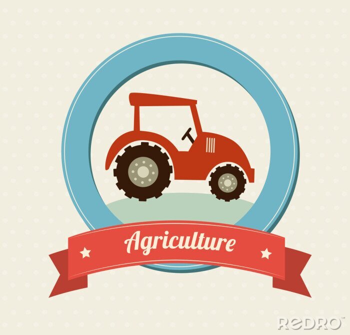 Sticker Landwirtschaft Label