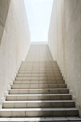 Sticker Lange Treppe mit vielen Stufen