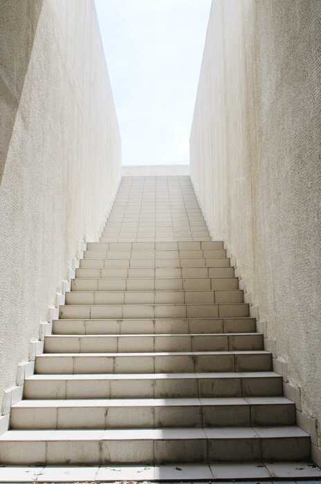 Sticker Lange Treppe mit vielen Stufen