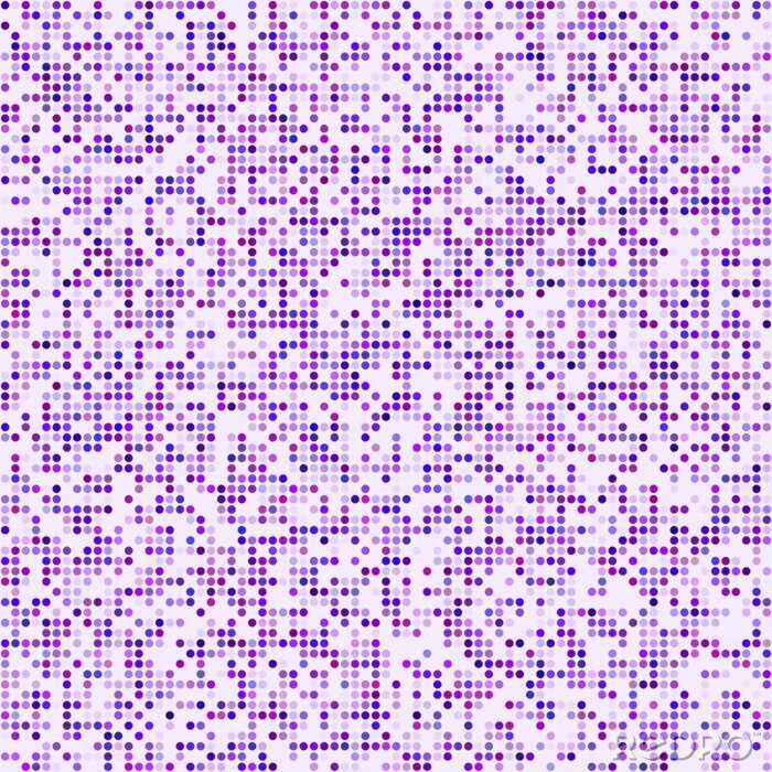 Sticker Lila Pixelpunkte Mosaikhintergrund