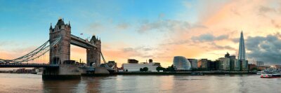 London Tower Bridge Panoramablick