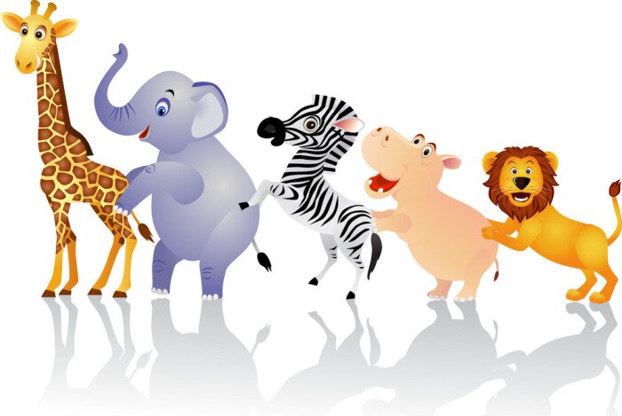 Sticker Lustige Tier