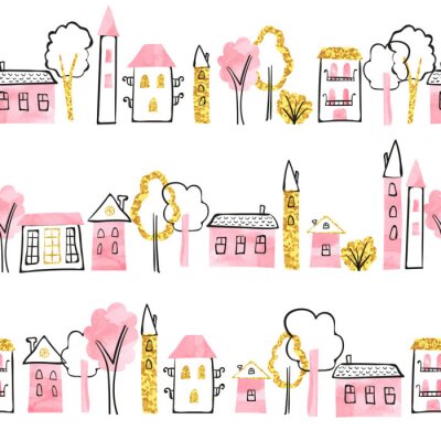 Tapete Mädchenhafte Stadt