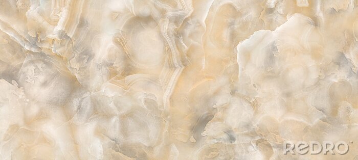 Sticker Marmor gelb rosa wie Rauch