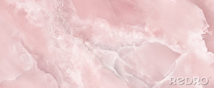 Sticker Marmor rosa mit weißem Fleck