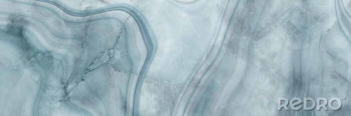 Sticker Marmoreffekt in Blau